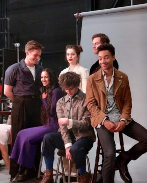 Amita Suman Instagram - B.T.S - had the *best time shooting* with these *beautiful, talented stars* ❤️🫶