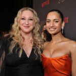 Amita Suman Instagram - Knife wife returns to @netflix on March 16th 🗡️ An incredible evening celebrating not with the cast and the team but my family at the premier for @shadowandbone Thank you to everyone who came ❤️ A special shout out to @chanelofficial @roland_mouret @jimmychoo @publiceyecomms @kirinstagram @giocampora @chercoulter
