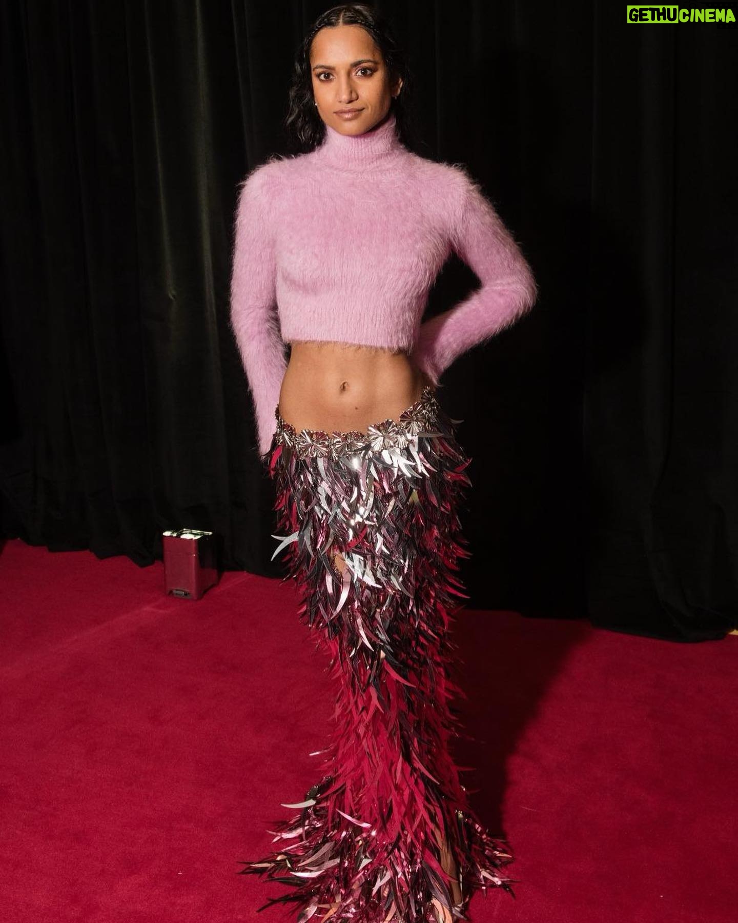 Amita Suman Instagram - Celebrating fashion in the coolest look by @rabanne & @theofficialpandora for the #BritishFashionAwards2023 Congratulations to all the winners and nominees ❤️ Huge thank you to the incredible team below 🙏❤️ @styledby_rap @jamesorileymua @davidebarbieri_ @michelahairstylist tailoring @tailoredbynancy #fashionawards #BFA @britishfashioncouncil