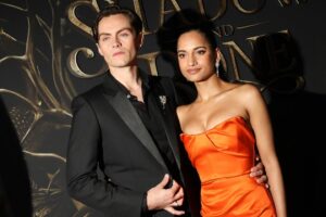 Amita Suman Instagram - Knife wife returns to @netflix on March 16th 🗡️

An incredible evening celebrating not with the cast and the team but my family at the premier for @shadowandbone 

Thank you to everyone who came ❤️

A special shout out to @chanelofficial @roland_mouret  @jimmychoo @publiceyecomms @kirinstagram @giocampora @chercoulter