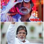 Amitabh Bachchan Instagram – … from 1984 to 2024 .. time time ki बात होती है 😉 .. on top film INQILAB and yesterday at Sunday fan meet
