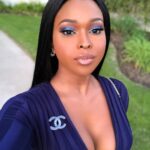 Amiyah Scott Instagram – So in love with yesterday’s glam 💙
Hair @angelinapanelli provided by @glamlaceparis 
Makeup by Me