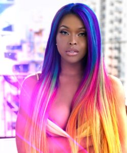Amiyah Scott Instagram - Happy #Pride Month 🌈 Makeup @king.artez Hair @cynthialumzy ( #BTS shooting with @ouanophotography )