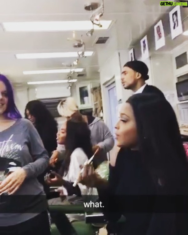Amiyah Scott Instagram - Just another day at the office @staronfox 😂😂😂 @quincy @ryandestiny @judedemorest