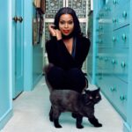 Amiyah Scott Instagram - "Meow" #AmiyahScott x C☆NDY 10 Photographed by @thomas_mccarty Styled by @iancogneato @parischea Hair @thequeenofkash Makeup @japanesefaces Interviewed by @ZacBayly #CandyTransversal #AmiyahScott