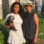 Amiyah Scott Instagram - Spent today with my favorite girl in the world! Happy Mother’s Day Mommie 💕⚜️👯‍♀️ ..& with Bridgette, who’s almost 11 years old #TeacupPoodle