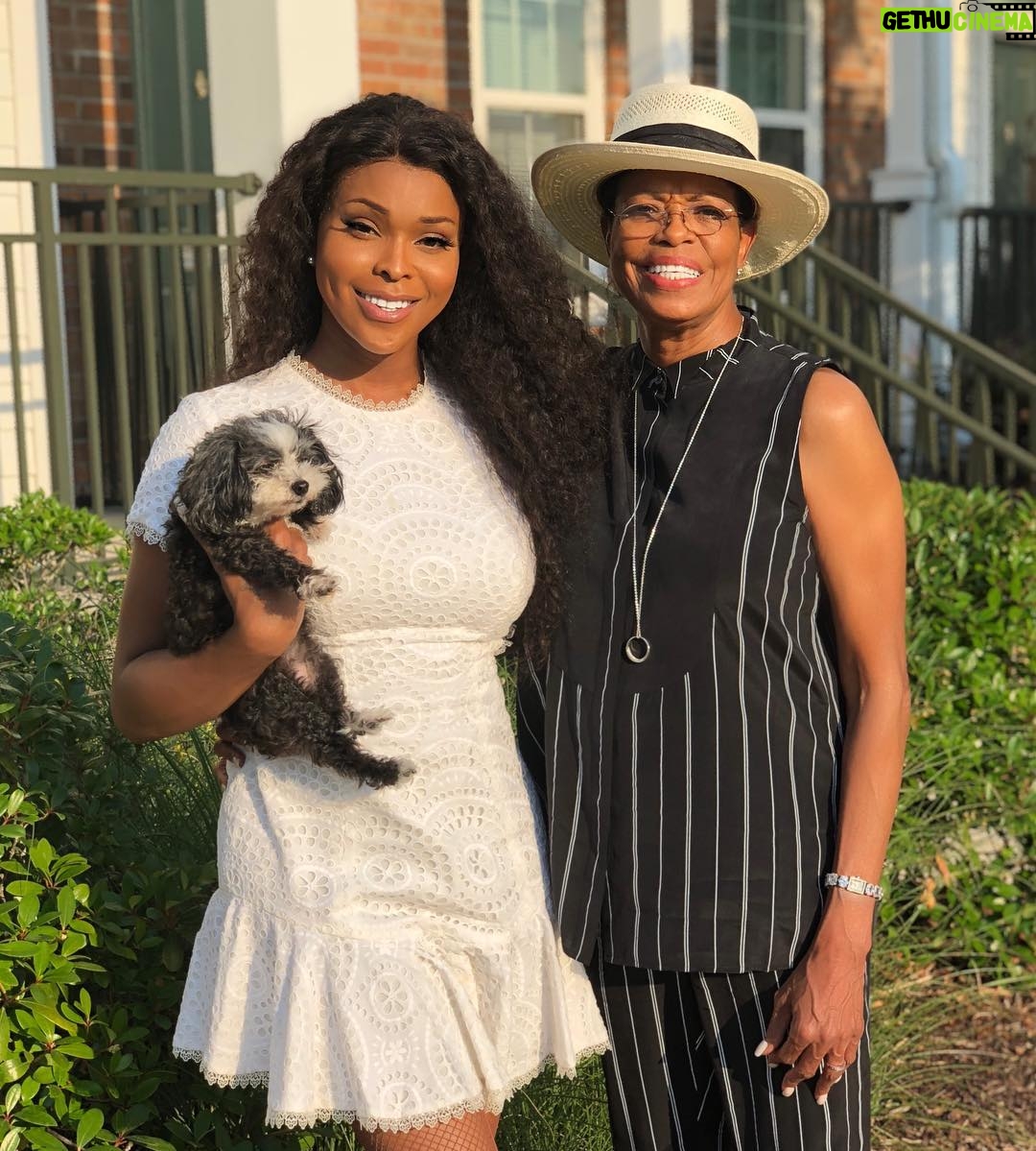 Amiyah Scott - 85.5K Likes - Spent today with my favorite girl in the world! Happy Mother’s Day Mommie 💕⚜️👯♀️ ..& with Bridgette, who’s almost 11 years old #TeacupPoodle