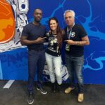 Amy Dumas Instagram - No spoilers, but looks like someone caught a candid moment with @tituswelliverofficial and @jamiehector as we casually discussed a Lita cameo as Honey Chandler’s personal security detail on the next season of Bosch Legacy- If you’ve been sleeping on this series, this is your cue to go check it out! (Thanks @houstoncomicpalooza See ya all in H Town next time!)