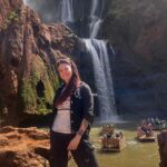 Amy Dumas Instagram – While in #marrakech I took a day trip to the #ouzoudwaterfalls and it was super cool! Please feel free to mute my awkward narration