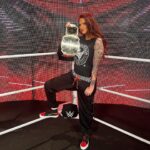 Amy Dumas Instagram - Ready to defend! Let’s go do this @beckylynchwwe @wwe