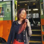 Amy Dumas Instagram - I’d like to thank the SF winds for allowing me ample opportunity to perfect my hair flip 📸 @some___pulp #SF #muni #theFMarket