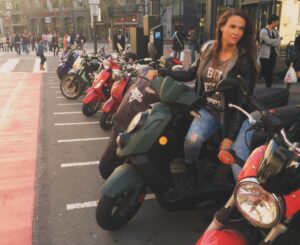 Amy Dumas Instagram - I’m saddened to make this post but…. 

my faithful @genuinescooters Hoolie of 10 years was stolen today. If you’re in SF keep a lookout for a matte green Genuine Hooligan. It has been registered as stolen. If you’re in the Bay Area please share. Maybe I can find her before she’s chopped and stripped 🥹

These pics are from happier days over the years. I haven’t known a life without my scoot in 15 years. I’ve put so many miles on these 2 wheels- she was a little beat up- but I wouldn’t have traded her for anything. 🥹🥹
#scooter 
#scooterlife 
#twowheels