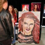 Amy Dumas Instagram – PRESENTING LITA WITH HER MACHETE (no paint brush) PAINTING!
See previous post for me painting WWE Hall Of Fame Superstar LITA @machetegirl using A MACHETE! 😱 🎨
#AmyDumas #Lita #WWE #WWELita #art #artist #machete #portrait #prowrestling #fyp #artistsoninstagram #LitaPortrait #LoveFuryPassionEnergy #QueenOfExtreme