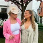 Amy Hart Instagram - Fab day at Aintree with @saskia_marriott 💕💕🐴 We ate in ‘The Art Club’ and the food was just insane, have a reel to put up in the week to show you! As you know I’m feeling more suit than dress at the moment and I loooove this one from @riverisland and got so many compliments all day! I actually had quite a few winners too! We then ended up at ‘the queens’ pub which was sooo much fun! #aintree #ladiesday #imwearingri #riverisland #suit #ladiestailoring #midsizestyle #midsizefashion #horseracing #racedayoutfits #fascinator #midsizetailoring #midsizesuit