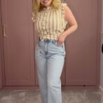 Amy Hart Instagram - Midsize gal in her Jean era! (As in denim not sausage surprise x) This was supposed to be a keep or return reel but I ended up keeping them all 🤣 hence the labels still on! What are your fave style at the moment? I’m loving the flares! Will link everything in my story and add to S/S outfits highlight! #midsizestyle #midsizestyle #riverisland #imwearingri #zara #asos #midsize #midsizeblogger #midsizejeansoutfit #jeans #jeansstyle #momjeans #flaredjeans #doubledenim