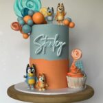 Amy Hart Instagram - This Episode Of Bluey Is Called Stanley’s First Birthday 🎂 💙🩵 The best time for my little boys first birthday 🎁 Theme:I looked on Pinterest and sent @everylastdetail_x a reeeally long voice note and as always they delivered!!! Even down to themed waters, biscuits from @thecupcakecollectionx , dog bowls instead of plates and little bone name tags 🥲. Roll on my UK hen do!! Food: I got pizzas for the adults, lots of different cans of drink and my Nan brought some cupcakes 🤣 For the babies I just went online and ordered so so many @kiddyliciousuk snacks. Felt this was the best zero waste option as now our cupboard is stocked with the ones we didn’t use!! My mum also did a tray of sandwiches and a tray of chicken dippers and sausages. Activities: We used two local family run companies, @rentyoureventsussex for the bluey soft play and DSH Leisure for the bouncy castle. I had DSH castles my whole childhood so really special that we can now use them for Stanley!! We also had @one_stop_partyshop come along with Bluey herself! I tried to book the full 2 hour party but they recommended that we just did 30 mins and it was fab! Games, singing and dancing and a meet and greet! I also used to do panto with Blueys party assistant so it really was the most Worthing party you can get 🤣 Cake: We used @kellyscakes_ We had white chocolate and raspberry (Stanley’s faves) and it was sooo good! Also very reasonably priced and I finally managed to order a cake for the size of the guest list and not for the feeding of the 5000!! Outfit: @indielledesigns 💙 my go to for seasonal clothing! Party Boxes: I had seen adopt a floppy on Pinterest so asked @my1styears if we could do a bulk order of the bunnies, they took it extra and gifted everyone a personalised denim jacket 😢 I also bought a box of bubble wands off Amazon and each child got a little book too! (Little libraries, also from Amazon!) (m1y also gave me a discount code which is AMYHART10 xx)