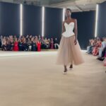 Amy Jackson Instagram - Keeping my fingers crossed, taking your fiancé to a bridal fashion show isn’t bad luck 😬 60 years of @pronovias right there - thankyou so much for having us… this is the fourth year witnessing the skill and talent of the bridal fashion house and this time it was even more special - four months until our Big Day!