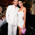Amy Jackson Instagram – Life is nothing without friends & family, we love you. Thankyou for making our engagement so special ✨

@marco.bahler thankyou for capturing our night 📸❤️‍🔥