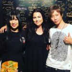 Amy Lee Instagram – I got to meet members of a group I am totally fascinated with at our show at the Greek the other day- @wagakkiband ! I almost cried when I found out they had flown all the way from Japan just to see our show! 😵😵😵 What an honor! Yuko even gave me a real performance fan and gave me a little demonstration! ❤️❤️❤️ Great to meet you guys!