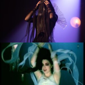 Amy Lee Instagram - I love seeing you guys pick up on and interpret all the little references in the Better Without You video. I will neither confirm nor deny any of them! (it’s way more fun that way) 

2 things I’d like to add to your list.
(1) This dress was inspired by the underwater one from Going Under. Sort of it’s evil twin. It’s ghost.
(2) There IS water (kinda)!
 I’m just not in it this time 😏