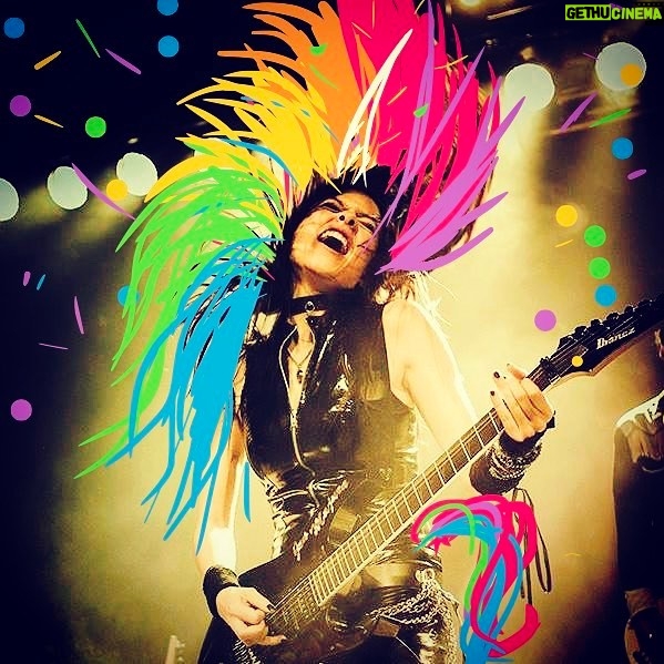Amy Lee Instagram - Happy Birthday to my magical sparkling galactic rainbow unicorn of a friend, @jen_majura ! 🥂😘🎉