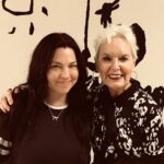 Amy Lee Instagram – Stopped by my old high school today and it warmed my heart to run into mi profesora de Español! Te amo, Sra. Reinhardt! 😎 The coolest.