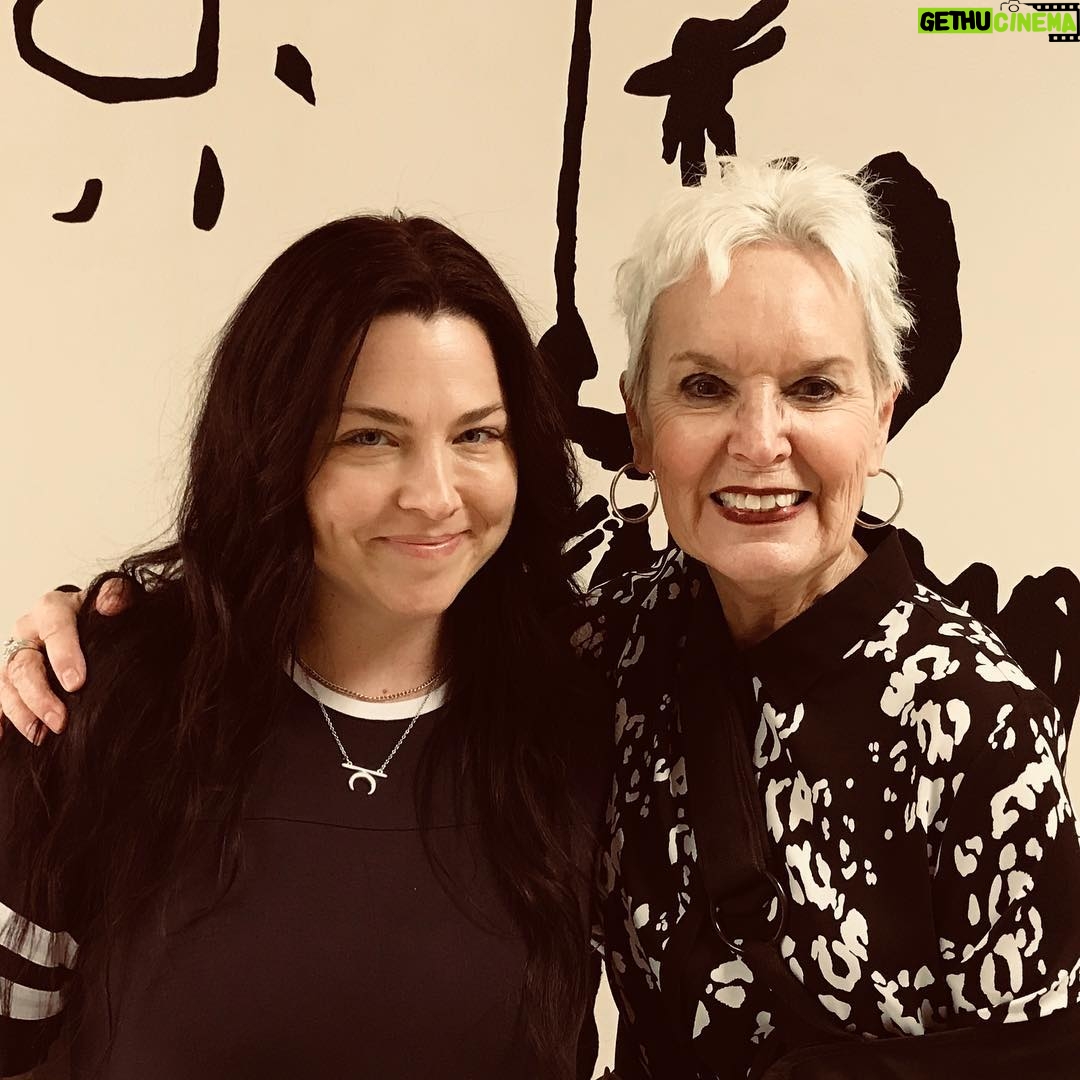 Amy Lee - 76.4K Likes - Stopped by my old high school today and it warmed my heart to run into mi profesora de Español! Te amo, Sra. Reinhardt! 😎 The coolest.