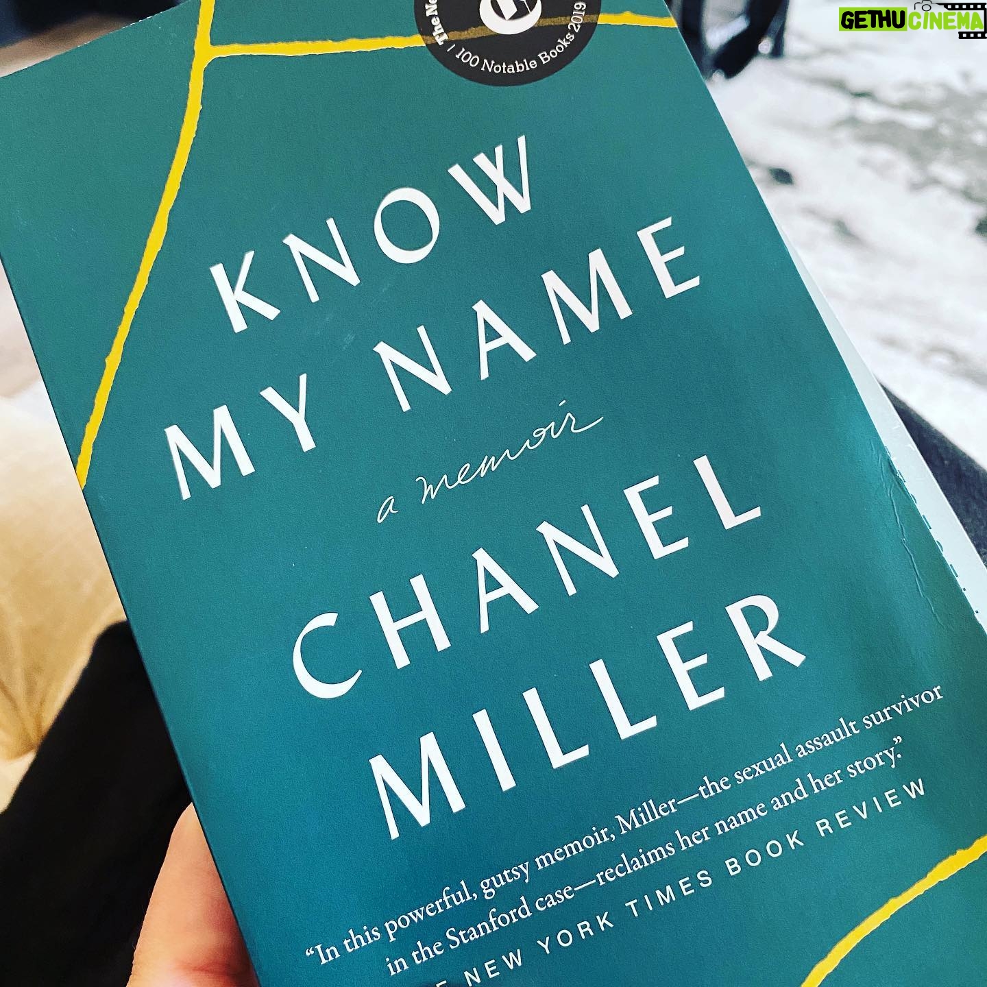 Amy Lee Instagram - Perfect timing for this to come in the mail, after thinking so much lately about how her impact statement inspired me. Thank you, @chanelmillerknowmyname for your courage, your truth, your voice.