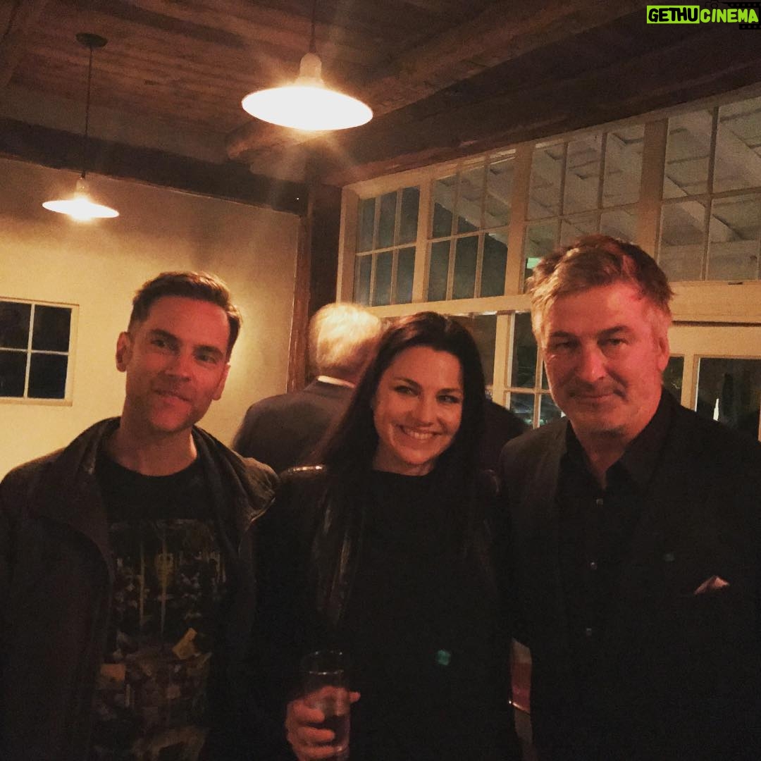 Amy Lee Instagram - Hanging out with @chuckpalmer and @iamabfalecbaldwin and the BLIND premiere at Woodstock Film festival!