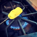 Amy Lee Instagram – UM, has anyone ever roasted a marshmallow peep before??? Because I just did and I’m pretty sure this was how they were always intended. The sugar crust caramelizes 🤯 How have I lived my whole life never thinking of this…