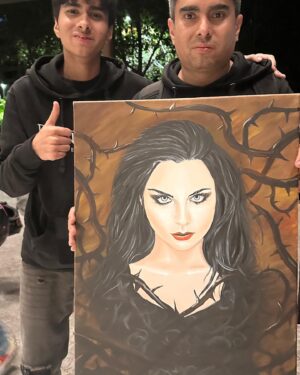 Amy Lee Instagram - As usual I am touched by the love and generosity of our beautiful fans in Chile. Thank you for always going over the top for us! In simpler times we would have gathered all together for hugs and pictures and now we have to go to greater lengths not to get sick so the tour can go on. I just wanted to say we love you just the same, and thank you for all the amazing presents, letters  and art! It was a challenge to fit it all on this table! ❤️