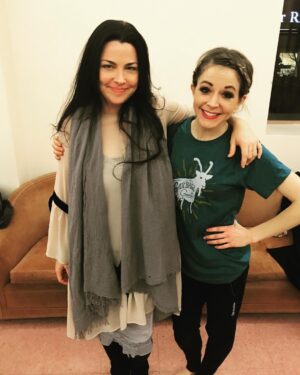 Amy Lee Instagram - Blown away by the talented and genuine @lindseystirling last night at her #warmerinthewinter show in Portland! So good to finally meet you face to face! ❤️