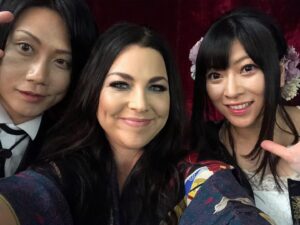 Amy Lee Instagram - Getting ready to go onstage at Osaka-Jo Hall with @wagakkiband   full orchestra! This is gonna be FUN