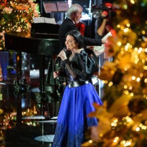 Amy Lee Instagram - I am so incredibly honored to be a part of the Vatican’s @concerto_di_natale. Still buzzing about the whole unforgettable experience, can’t wait for you to see! It premieres tomorrow in Italy on Canale 5 at 9:20pm.
For the rest of us, the entire concert will stream on the 6th on YouTube at 8:00am Eastern / 2:00pm CET (link in bio)

My gorgeous dress was created by the legendary @valerjpobega ✨ 
And we couldn’t have done it without my all time favorite, absolute ROCKSTAR stylist @marjanmalakpour ❤️