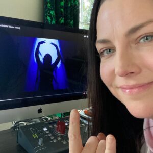 Amy Lee Instagram - Thank you guys for watching the new @evanescenceofficial #betterwithoutyou video with us!! I’m gonna post some fashion credits in a bit but first I’ve gotta shine some light on our beautiful shrouded dancer, @daniricci06 . This was such a fun shoot!