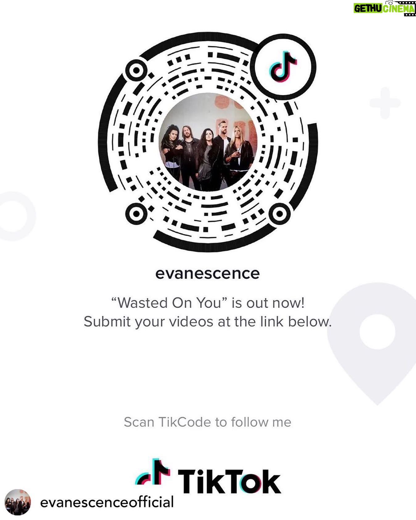 Amy Lee Instagram - Reposted • @evanescenceofficial We have officially started a TikTok account! On top of that, we have just announced our next official video from our TikTok page! Make sure you follow us at @ evanescence on @tiktok and go check out what our next video will be. Hint it involves YOU.