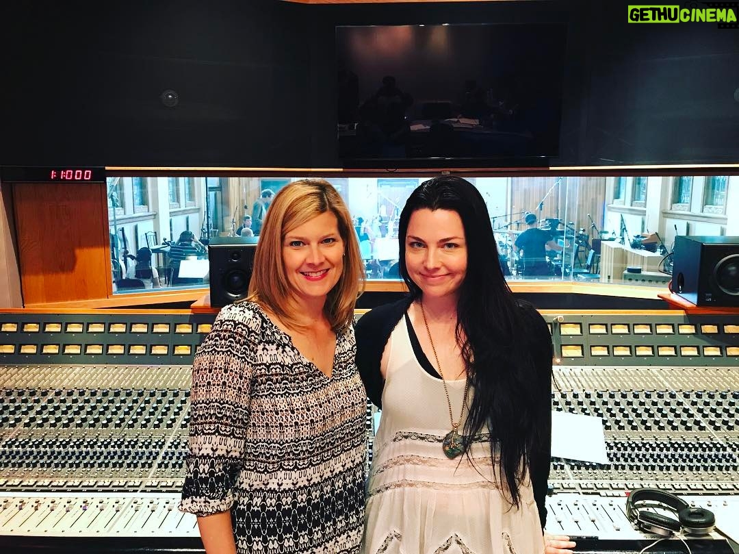 Amy Lee Instagram - As fate would have it, the harpist on the #synthesis sessions is my teacher who taught me how to play- Kirsten Agresta! 😍 So many full circle moments happening here.