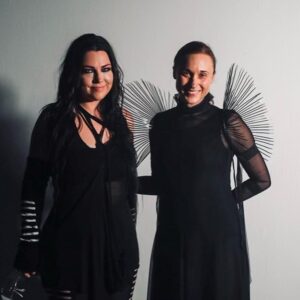 Amy Lee Instagram - Thank you guys for watching the new @evanescenceofficial #betterwithoutyou video with us!! I’m gonna post some fashion credits in a bit but first I’ve gotta shine some light on our beautiful shrouded dancer, @daniricci06 . This was such a fun shoot!