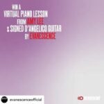 Amy Lee Instagram – #REPOST @evanescenceofficial — Amy has teamed up with @winwithfandiem, Lively & @DAngelicoNY to give away a 30 minute virtual 1-on-1 piano lesson as well as a D’Angelico SIGNED guitar by Evanescence. Proceeds support @headcountorg. Donate to win at the LINK IN BIO*