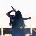 Amy Lee Instagram - Bucket list CHECK ✅ What an epic night at @louderthanlifefest ! Rocked our set, crammed into a van and zoomed over to jump up onstage with the one and only @tenaciousd 😱 then all the bands gathered at FOH to watch @nineinchnails together. I mean, literally. Best night ever! Wow! @theactualkylegass @jackblack @officiallzzyhale @halestormrocks @courtneylaplante @yungblud @bringmethehorizon @officialnickraskulinecz ❤️❤️❤️