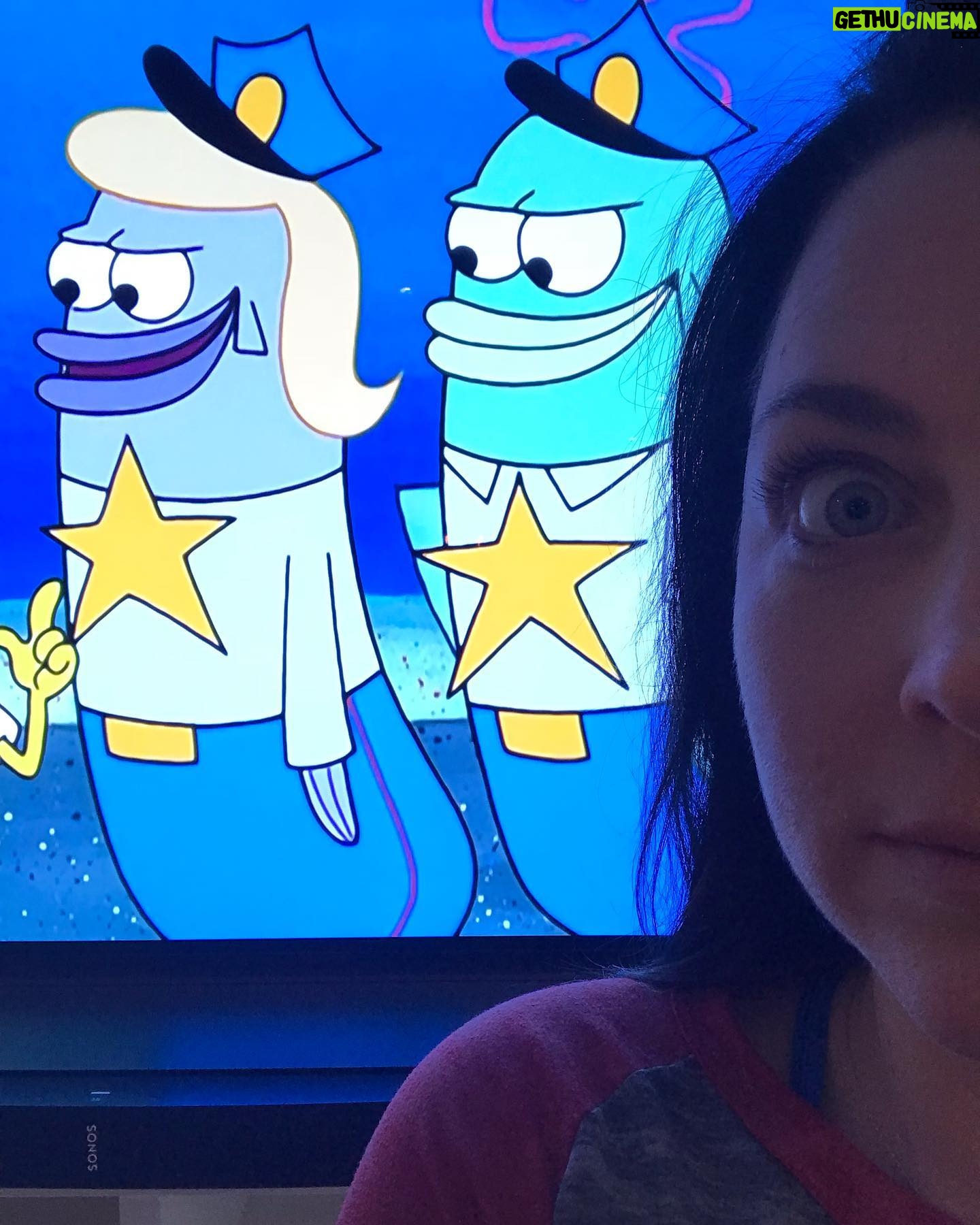 Amy Lee - 112.9K Likes - Thanks for hanging out earlier #togetherathome ❤️ Back to the endless marathon of Spongebob over here... (I can’t lie- I love this show!!)