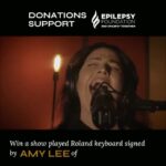 Amy Lee Instagram – #repost from @evanescenceofficial 

Donate to @epilepsyfdn to help those diagnosed to overcome the challenges of living with epilepsy and to accelerate therapies to stop seizures, find cures, and save lives. I’ve partnered with @winwithfandiem & @bandsintown to offer a lucky bidder my signed Roland stage keyboard 🎹alongside a personalized message! #GivingTuesday

*LINK IN BIO*