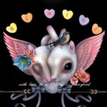Amy Lee Instagram - Make your own #loveexists Valentine featuring the luscious artwork of @jennybirdart 💘😘 (LINK IN BIO) Here's mine to you! #newmusic