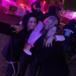 Amy Lee Instagram - Bucket list CHECK ✅ What an epic night at @louderthanlifefest ! Rocked our set, crammed into a van and zoomed over to jump up onstage with the one and only @tenaciousd 😱 then all the bands gathered at FOH to watch @nineinchnails together. I mean, literally. Best night ever! Wow! @theactualkylegass @jackblack @officiallzzyhale @halestormrocks @courtneylaplante @yungblud @bringmethehorizon @officialnickraskulinecz ❤️❤️❤️