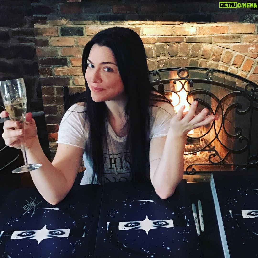 Amy Lee Instagram - Thanks for all the birthday wishes! I wished I could spend my birthday signing 2,000 posters- be careful what you wish for! 😂(they really do come true)