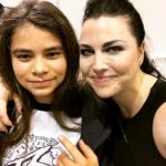 Amy Lee Instagram - It was SO awesome watching 12 year old @tyetru TEAR IT UP with @korn_official last night, and proud papa @robtrujillo beaming from side stage made me all kinds of emotional! So happy I got to witness this special moment. It won't be the last we see of this kid, he's got the gift.