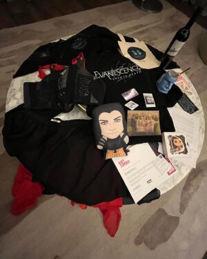 Amy Lee Instagram - As usual I am touched by the love and generosity of our beautiful fans in Chile. Thank you for always going over the top for us! In simpler times we would have gathered all together for hugs and pictures and now we have to go to greater lengths not to get sick so the tour can go on. I just wanted to say we love you just the same, and thank you for all the amazing presents, letters  and art! It was a challenge to fit it all on this table! ❤️