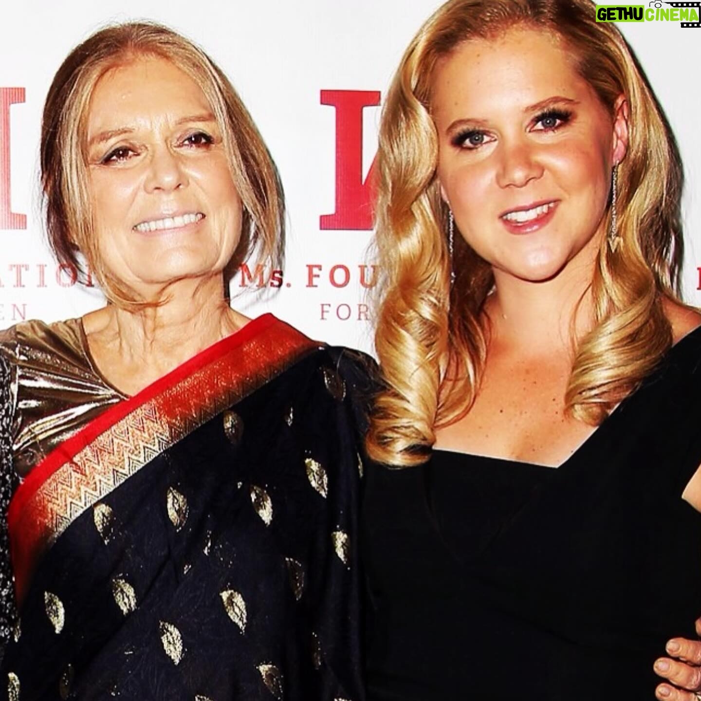 Amy Schumer Instagram - “We became the men we wanted to marry” “we are linked not ranked” “Don’t think about making women fit the world—think about making the world fit women.” Happy 90th @gloriasteinem how do we begin to thank you? Feminist.com