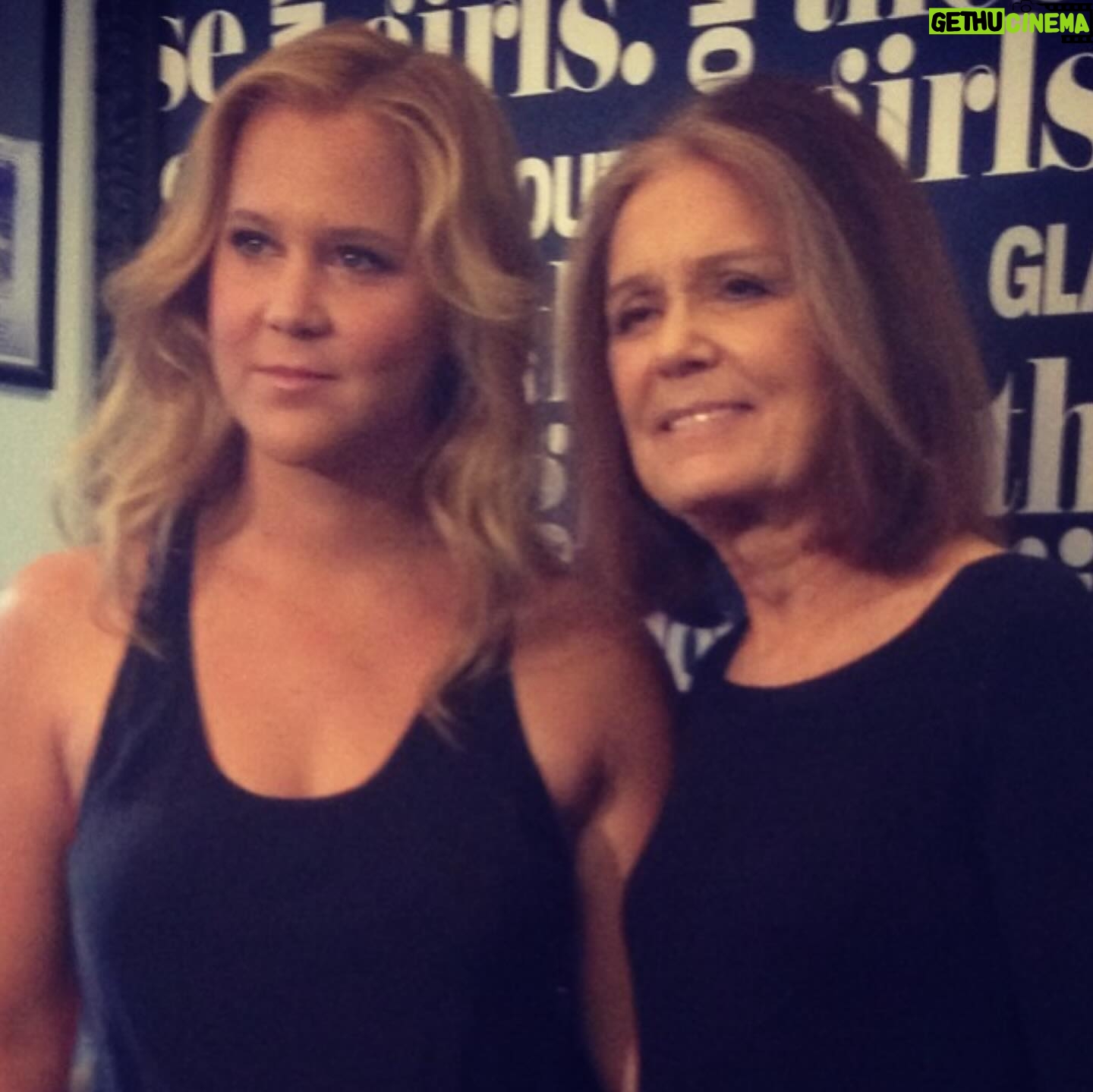 Amy Schumer Instagram - “We became the men we wanted to marry” “we are linked not ranked” “Don’t think about making women fit the world—think about making the world fit women.” Happy 90th @gloriasteinem how do we begin to thank you? Feminist.com