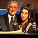 Amy Winehouse Instagram - An incredible artist and a true friend to Amy. Rest in peace, Tony Bennett. Tony was always a source of inspiration to Amy, and their connection was made even more special when he was the one to announce Amy’s ‘Record of the Year’ GRAMMY Award in 2008, and then culminating in 2011 with the beautiful “Body and Soul”; a gorgeous and sentimental duet with her personal hero. We send all our love and condolences to Tony’s family and friends. 🖤 “I wasn’t shocked because I won the GRAMMY, but because Tony Bennett has said my name!” - Amy Winehouse.